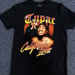 Tupac Black Graphic Tee